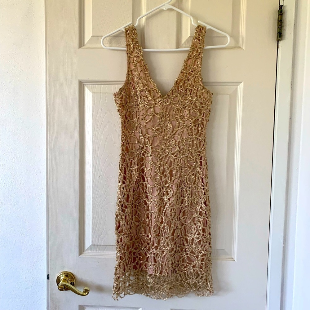 Windsor Gold dress Size XS